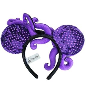 Disney Purple Ursula Tentacles Plush Mickey Ears